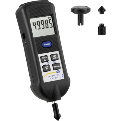 Afbeelding van PCE Instruments T 260 Toerenteller Optisch, Mechanisch 0.5 19999 omw/min 5 99999