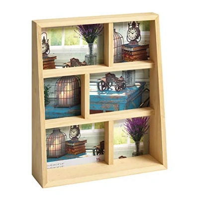 Afbeelding van Walther Rustic Fotolijst Fotoformaat 3x10x10 cm + 3x10x15 natuur