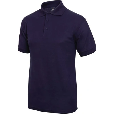 Afbeelding van Unisex poloshirt donkerblauw S