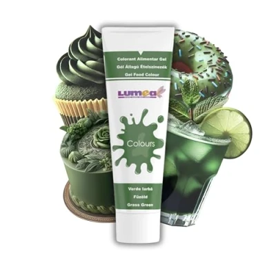 Afbeelding van Dekozauber24 Voedselkleurgel, grasgroen, veganistisch, suikervrij, 30 g, tube voor fondant, marsepein, botercrème, dranken enz. Bakaccessoires taartdecoratie