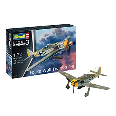 Afbeelding van 1:72 Revell 03898 Focke Wulf Fw190 F 8 Plastic Modelbouwpakket