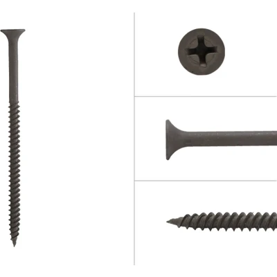 Afbeelding van Wovar Gipsplaatschroeven Gefosfateerd Staal Fijn Draad 4.2 x 75 mm 500 stuks