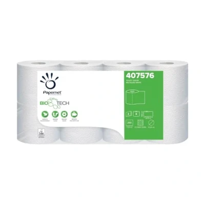 Afbeelding van Papernet 64 rollen campingtoiletpapier, 2 laags, voor chemisch toilet, boot, camper,