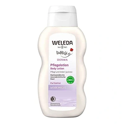 Afbeelding van Weleda Witte Malva Body Milk 200 ml Parfumvrij