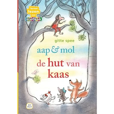 Afbeelding van Leren lezen met Kluitman aap &amp; mol. de hut van kaas