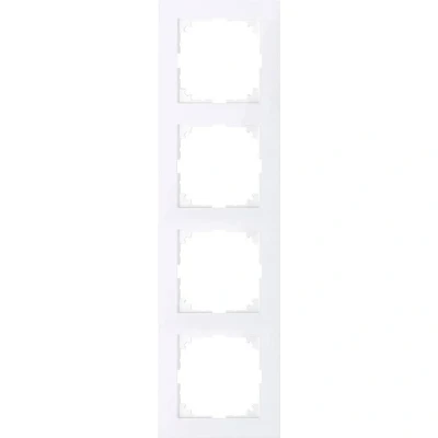 Afbeelding van Afdekraam M Pure 4V Kunststof Actief Wit Systeem Schneider Electric MEG4040 3625