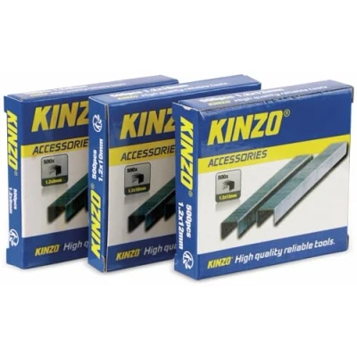 Afbeelding van Kinzo 3 dozen met 500 nietjes 8 12 mm (1500 in totaal)