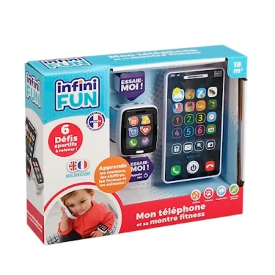 Afbeelding van KD Kids Infinifun My First Fitwatch And Smartphone Set
