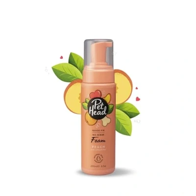 Afbeelding van Reinigingsschuim Pet Head Quick Fix Hond Perzik (200 ml)