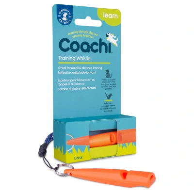 Afbeelding van Coachi Training Whistle Hondenfluit Hondenopvoeding Coral
