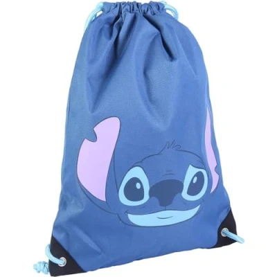 Afbeelding van Stitch Zwemtas Gymtas Kinderen Meisjes Jongens Big Pink Ears Hoogte 40cm