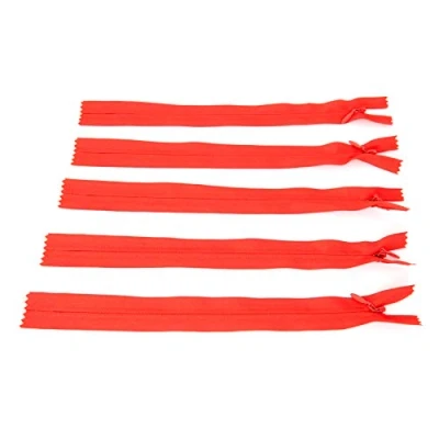 Afbeelding van LEDUC ritssluiting, rood, 22 cm