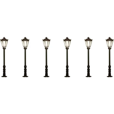 Afbeelding van Viessmann Modelltechnik H0 Parklantaarn Enkel Kant en klaar model 60706 1 set(s)
