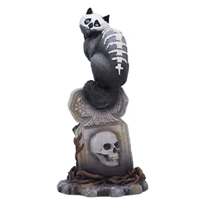 Afbeelding van Nemesis Now Skull Cat by Martin Hanford 15cm Beeld/figuur Multicolours