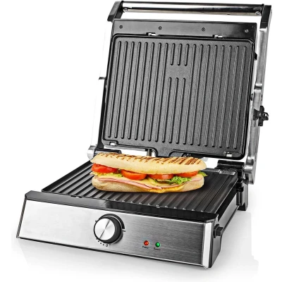 Afbeelding van Nedis Contact Grill KAGR151FSR Zilver