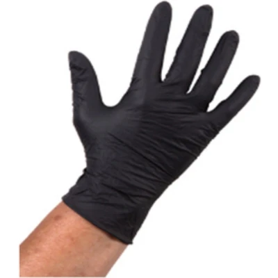 Afbeelding van ComFort Handschoen Nitril ongepoederd XL zwart 100 stuks
