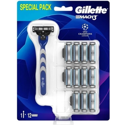 Afbeelding van Gillette Mach3 Set Holící strojek s náhradními břity (M)