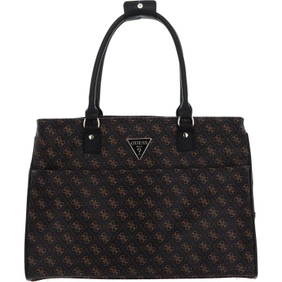 Afbeelding van GUESS Reistas met laptopvak Jesco Shopper Tote Brown Zwart