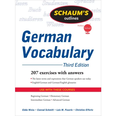 Afbeelding van Schaums Outline Of German Vocabulary