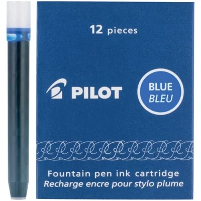 Afbeelding van Pilot Namiki IC100 inktpatronen voor vulpen, blauw, 12 patronen per verpakking