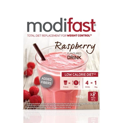 Afbeelding van Modifast Weight Control Drink Raspberry 440GR