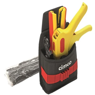 Afbeelding van Cimco Gürteltasche Solar inkl. 4 Tlg 170477 Gereedschapstas gevuld Elektricien, Handwerker 5 delig