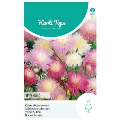 Afbeelding van Hortitops Centaurea Keizerskorenbloem Imperialis Gemengd Bloemenzaden 1 g