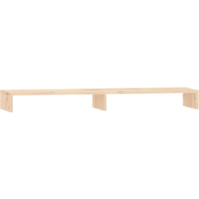 Afbeelding van Monitorstandaard 100x27x10 cm massief grenenhout