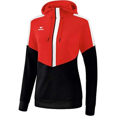 Afbeelding van Squad sweatshirt met capuchon dames rood/zwart/wit / 34