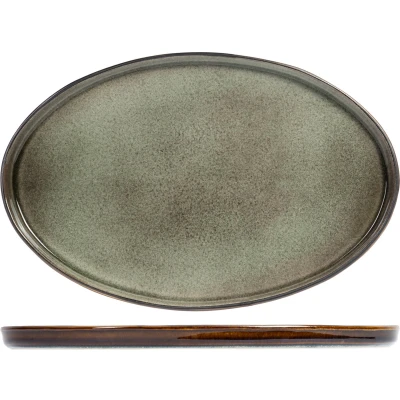 Afbeelding van Cosy &amp; Trendy Serveerschaal Quintana Green 36 x 24 cm
