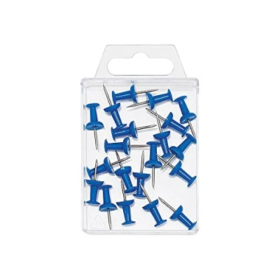 Afbeelding van Wedo Diabolo Punaises in transparante doos, 20 stuks