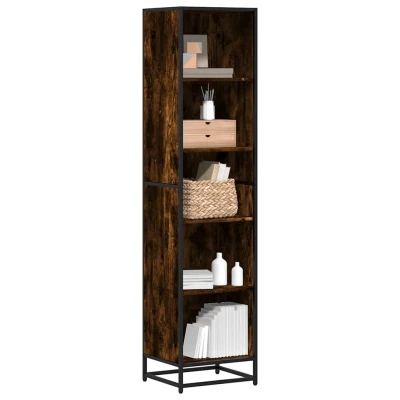 Afbeelding van vidaXL Boekenkast 40x35x170,5 cm bewerkt hout gerookt eikenkleurig