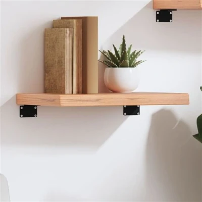 Afbeelding van Wandschap 40x30x4 cm behandeld massief eikenhout lichtbruin