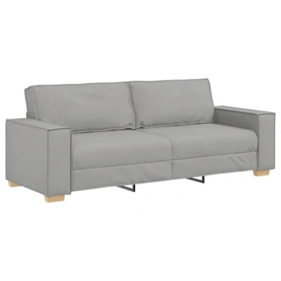 Afbeelding van vidaXL 3 zitsbank Wolk Grijs 180 cm Stof