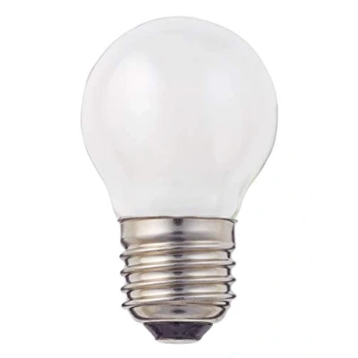 Afbeelding van hellum 209211 Ledlamp, E27, warmwit, met 4,5 W mini wereldbol, vervanging voor 40 gloeilampen, 470 lm, 2700 K, matte ledverlichting