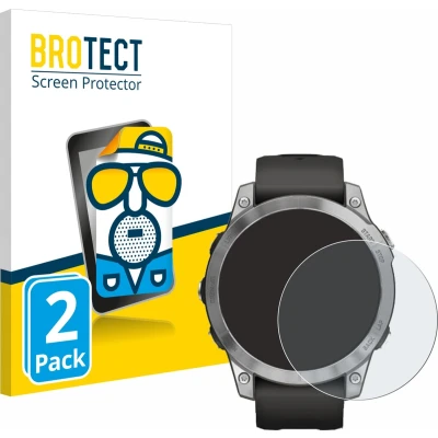 Afbeelding van BROTECT Screenprotector voor Garmin Fenix 7 (47 mm) Folie Beschermfolie matte (2 Stuks)