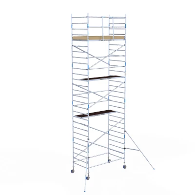 Afbeelding van Rolsteiger Alumexx Basic Schoren L250xB135cm 9.20m werkhoogte Carbon Deck platformen