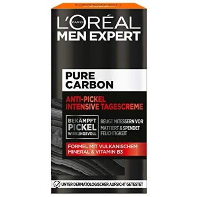 Afbeelding van L&#039;Oréal Men Expert Hydraterende crème voor heren, met vitamine B3 en vulkaanmineraal, per stuk verpakt (1 x 50 ml)