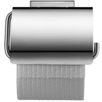 Afbeelding van Duravit Karree closetrolhouder met klep chroom