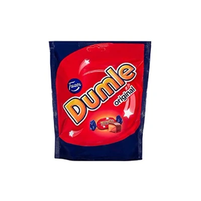 Afbeelding van Fazer Dumle Original Soft Toffee Covered With Milk Chocolate 220g Bag