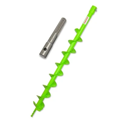 Afbeelding van WERHE Grondboor met SDS Max adapter 80 mm, robuuste boorpunt, paalboor, boor mm