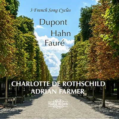 Afbeelding van Charlotte De Rothschild Adrian Farmer 3 French Song Cycles: Dupont, Hahn, Faure (CD)