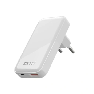 Afbeelding van Zinooy USB C oplader, 20 W, snelstekker, type C, platte stekker voor iPhone 15/15 Pro 14/14 Pro/14 Max 13/12/11/SE, Samsung Galaxy S24, kleine grootte elke ruimte