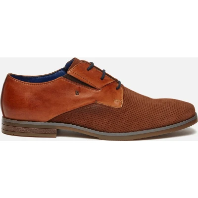 Afbeelding van bugatti Rinaldo ECO Veterschoenen, Heren, Maat: 40, Black Schaapsleer