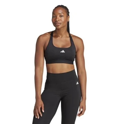 Afbeelding van adidas Performance BRA Sportbh met medium support, Dames, Maat: SxA B, Black