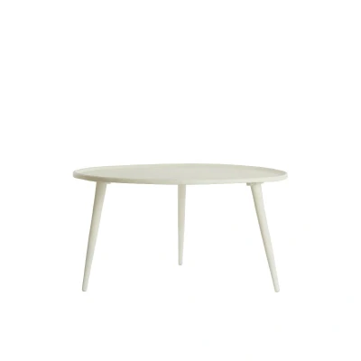 Afbeelding van Light&amp;living Bijzettafel Ø67,5x37 cm BABINA crème