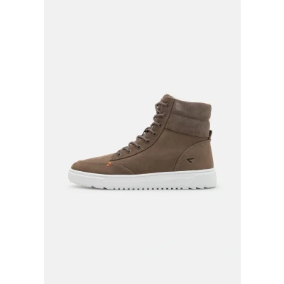 Afbeelding van HUB Dublin Sneakers hoog, Heren, Maat: 42, Grey/white Leer