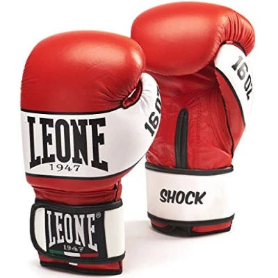 Afbeelding van Leone1947 Shock Gevechtshandschoenen Rood 10 oz