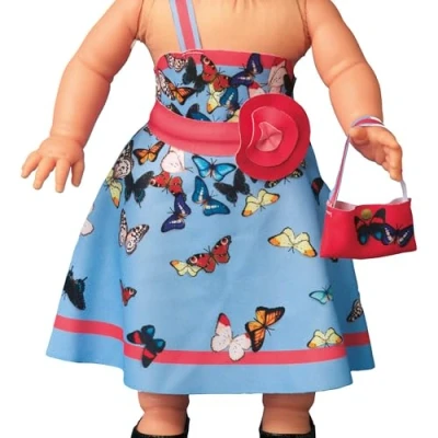 Afbeelding van Making Couture Outfit kit Nataly Butterfly Dress YourDoll PN 0171718