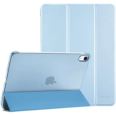 Afbeelding van ProCase Cover voor iPad 10e generatie 10.9 Inch 2022, A2696, A2757, A2777, beschermende hoes, automatisch slaap /wekfunctie Sky Blue
